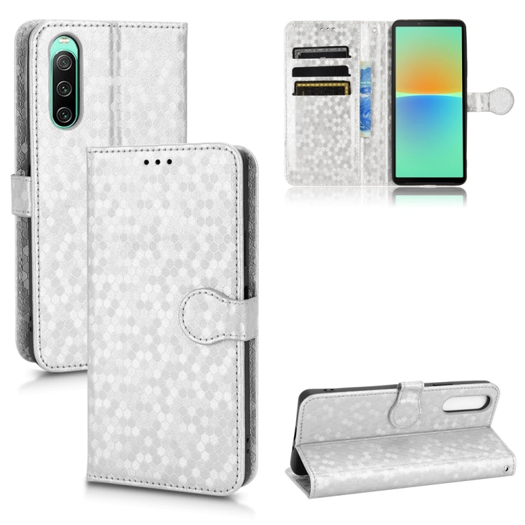 เคสโทรศัพท์หนังลายจุดรังผึ้ง, For Sony Xperia 1 VIII, For Sony Xperia 10 VII, For Sony Xperia 1 VII, For Sony Xperia 10 VI, For Sony Xperia 1 VI, For Sony Xperia 1 V, For Sony Xperia 10 V