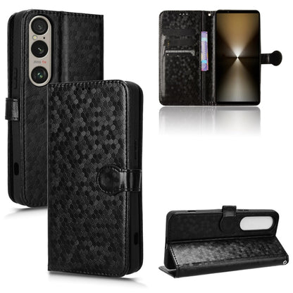 เคสโทรศัพท์หนังลายจุดรังผึ้ง, For Sony Xperia 1 VIII, For Sony Xperia 10 VII, For Sony Xperia 1 VII, For Sony Xperia 10 VI, For Sony Xperia 1 VI, For Sony Xperia 1 V, For Sony Xperia 10 V