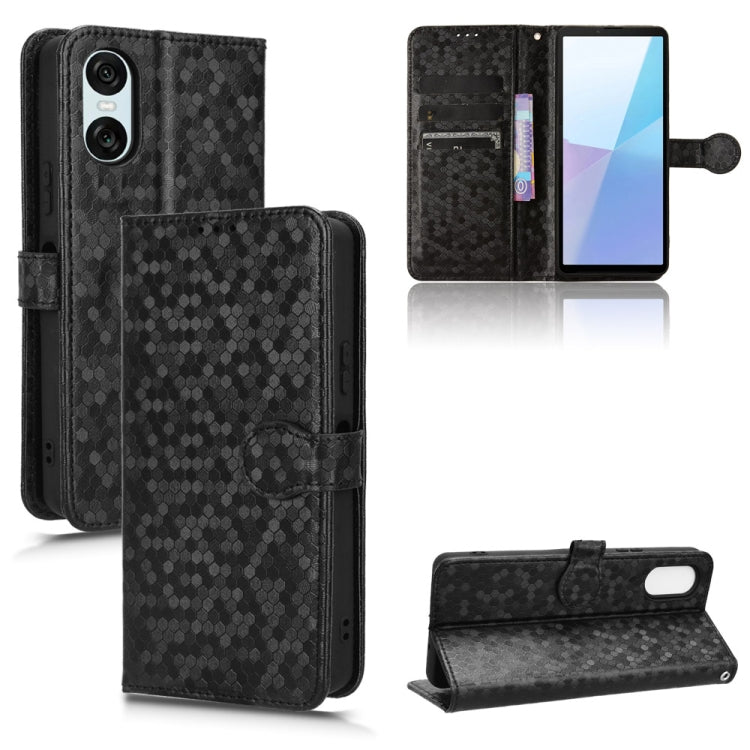เคสโทรศัพท์หนังลายจุดรังผึ้ง, For Sony Xperia 1 VIII, For Sony Xperia 10 VII, For Sony Xperia 1 VII, For Sony Xperia 10 VI, For Sony Xperia 1 VI, For Sony Xperia 1 V, For Sony Xperia 10 V