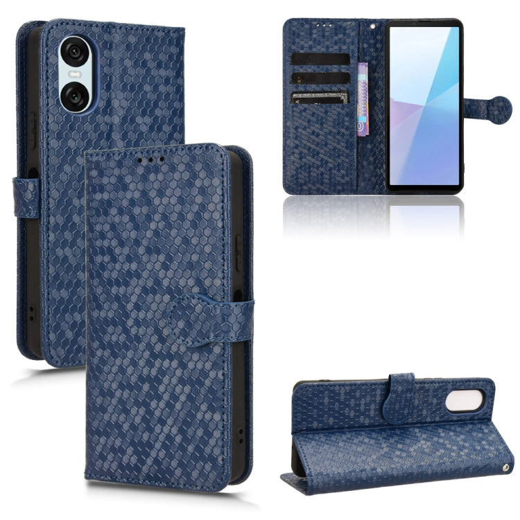 เคสโทรศัพท์หนังลายจุดรังผึ้ง, For Sony Xperia 1 VIII, For Sony Xperia 10 VII, For Sony Xperia 1 VII, For Sony Xperia 10 VI, For Sony Xperia 1 VI, For Sony Xperia 1 V, For Sony Xperia 10 V
