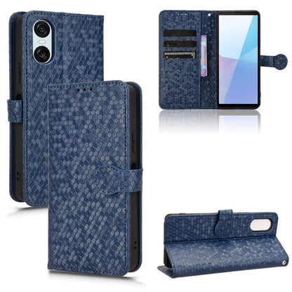 เคสโทรศัพท์หนังลายจุดรังผึ้ง, For Sony Xperia 1 VIII, For Sony Xperia 10 VII, For Sony Xperia 1 VII, For Sony Xperia 10 VI, For Sony Xperia 1 VI, For Sony Xperia 1 V, For Sony Xperia 10 V