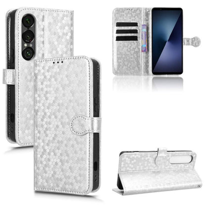 เคสโทรศัพท์หนังลายจุดรังผึ้ง, For Sony Xperia 1 VIII, For Sony Xperia 10 VII, For Sony Xperia 1 VII, For Sony Xperia 10 VI, For Sony Xperia 1 VI, For Sony Xperia 1 V, For Sony Xperia 10 V