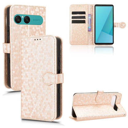 เคสโทรศัพท์หนังลายจุดรังผึ้ง, For Sony Xperia 1 VIII, For Sony Xperia 10 VII, For Sony Xperia 1 VII, For Sony Xperia 10 VI, For Sony Xperia 1 VI, For Sony Xperia 1 V, For Sony Xperia 10 V