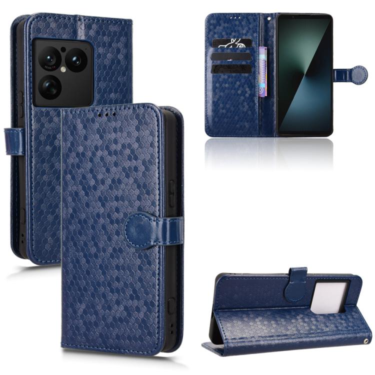 เคสโทรศัพท์หนังลายจุดรังผึ้ง, For Sony Xperia 1 VIII, For Sony Xperia 10 VII, For Sony Xperia 1 VII, For Sony Xperia 10 VI, For Sony Xperia 1 VI, For Sony Xperia 1 V, For Sony Xperia 10 V