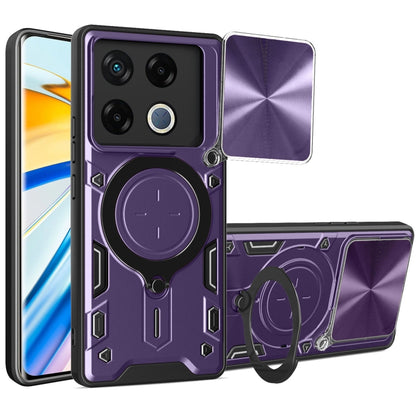 ซองใส่โทรศัพท์แบบแม่เหล็ก Camshield แบบเลื่อนพื้นผิวซีดี, For Infinix Note 40 5G, For Infinix Smart 8 Plus, For Infinix GT 20 Pro, For Infinix Hot 40i / Smart 8, For Infinix Note 30 4G/5G, For Infinix Note 30 Pro 4G, For Infinix Note 30 VIP 5G         ...