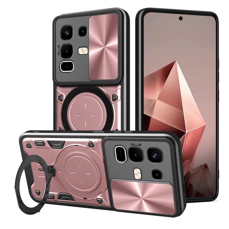 ซองใส่โทรศัพท์แบบแม่เหล็ก Camshield แบบเลื่อนพื้นผิวซีดี, For Infinix Hot 70 5G, For Infinix Note Edge 5G, For Infinix Note 60 Pro 5G, For Infinix GT 30 Pro, For Infinix Note 50s, For Infinix Note 50x, For Infinix Smart 9 / Hot 50i, For Infinix Hot 50 4G