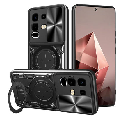 ซองใส่โทรศัพท์แบบแม่เหล็ก Camshield แบบเลื่อนพื้นผิวซีดี, For Infinix Hot 70 5G, For Infinix Note Edge 5G, For Infinix Note 60 Pro 5G, For Infinix GT 30 Pro, For Infinix Note 50s, For Infinix Note 50x, For Infinix Smart 9 / Hot 50i, For Infinix Hot 50 4G