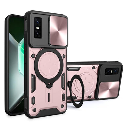ซองใส่โทรศัพท์แบบแม่เหล็ก Camshield แบบเลื่อนพื้นผิวซีดี, For Infinix Hot 70 5G, For Infinix Note Edge 5G, For Infinix Note 60 Pro 5G, For Infinix GT 30 Pro, For Infinix Note 50s, For Infinix Note 50x, For Infinix Smart 9 / Hot 50i, For Infinix Hot 50 4G