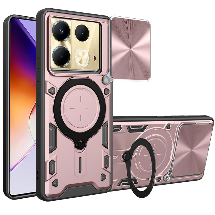 ซองใส่โทรศัพท์แบบแม่เหล็ก Camshield แบบเลื่อนพื้นผิวซีดี, For Infinix Note 40 5G, For Infinix Smart 8 Plus, For Infinix GT 20 Pro, For Infinix Hot 40i / Smart 8, For Infinix Note 30 4G/5G, For Infinix Note 30 Pro 4G, For Infinix Note 30 VIP 5G         ...