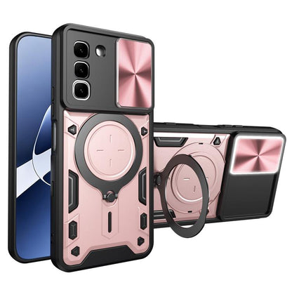 ซองใส่โทรศัพท์แบบแม่เหล็ก Camshield แบบเลื่อนพื้นผิวซีดี, For Infinix Hot 70 5G, For Infinix Note Edge 5G, For Infinix Note 60 Pro 5G, For Infinix GT 30 Pro, For Infinix Note 50s, For Infinix Note 50x, For Infinix Smart 9 / Hot 50i, For Infinix Hot 50 4G