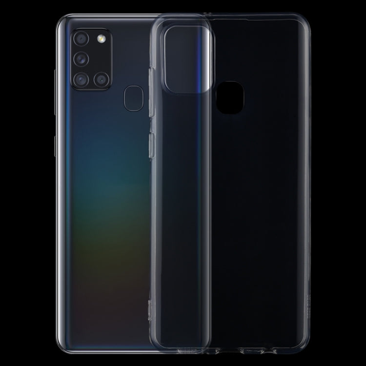0.75 มม. บางเฉียบโปร่งใส TPU เคสป้องกัน, For Samsung Galaxy A21s, For Xiaomi Redmi Note 9, For Huawei Y6p, For Xiaomi Redmi 10X Pro, For Vivo X50
