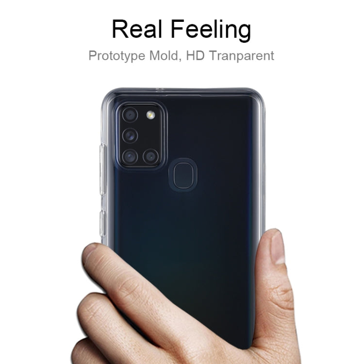 0.75 มม. บางเฉียบโปร่งใส TPU เคสป้องกัน, For Samsung Galaxy A21s, For Xiaomi Redmi Note 9, For Huawei Y6p, For Xiaomi Redmi 10X Pro, For Vivo X50