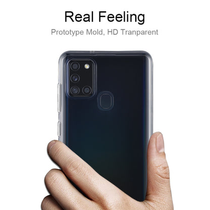 0.75 มม. บางเฉียบโปร่งใส TPU เคสป้องกัน, For Samsung Galaxy A21s, For Xiaomi Redmi Note 9, For Huawei Y6p, For Xiaomi Redmi 10X Pro, For Vivo X50