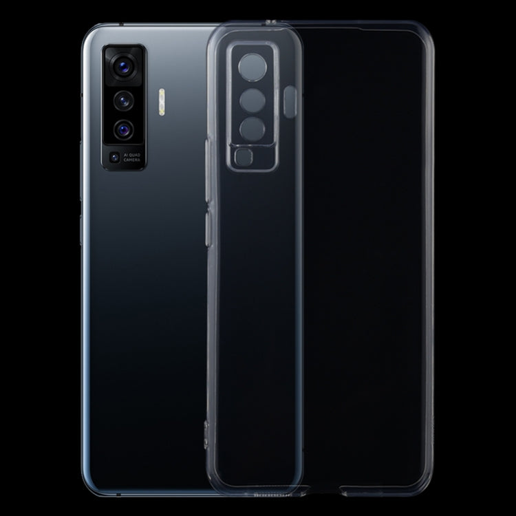 0.75 มม. บางเฉียบโปร่งใส TPU เคสป้องกัน, For Samsung Galaxy A21s, For Xiaomi Redmi Note 9, For Huawei Y6p, For Xiaomi Redmi 10X Pro, For Vivo X50