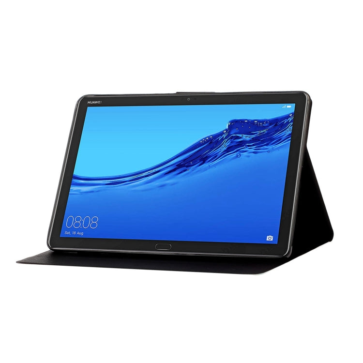 ซองหนังพลิกแนวนอนลายดอกไม้พร้อมช่องเสียบการ์ดและตัวยึด, For Huawei MediaPad M5 lite 10.1, For Huawei MediaPad T5, For Lenovo Tab M10, For Lenovo Tab M10 Plus, For Samsung Galaxy Tab A 8.0 2019, For Samsung Galaxy Tab A 10.1 (2019)                      ...