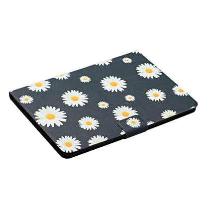 ซองหนังพลิกแนวนอนลายดอกไม้พร้อมช่องเสียบการ์ดและตัวยึด, For Huawei MediaPad M5 lite 10.1, For Huawei MediaPad T5, For Lenovo Tab M10, For Lenovo Tab M10 Plus, For Samsung Galaxy Tab A 8.0 2019, For Samsung Galaxy Tab A 10.1 (2019)                      ...