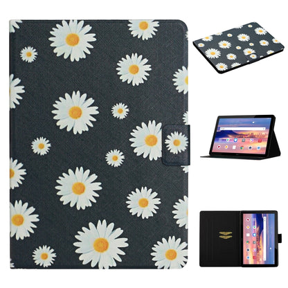ซองหนังพลิกแนวนอนลายดอกไม้พร้อมช่องเสียบการ์ดและตัวยึด, For Huawei MediaPad M5 lite 10.1, For Huawei MediaPad T5, For Lenovo Tab M10, For Lenovo Tab M10 Plus, For Samsung Galaxy Tab A 8.0 2019, For Samsung Galaxy Tab A 10.1 (2019)                      ...