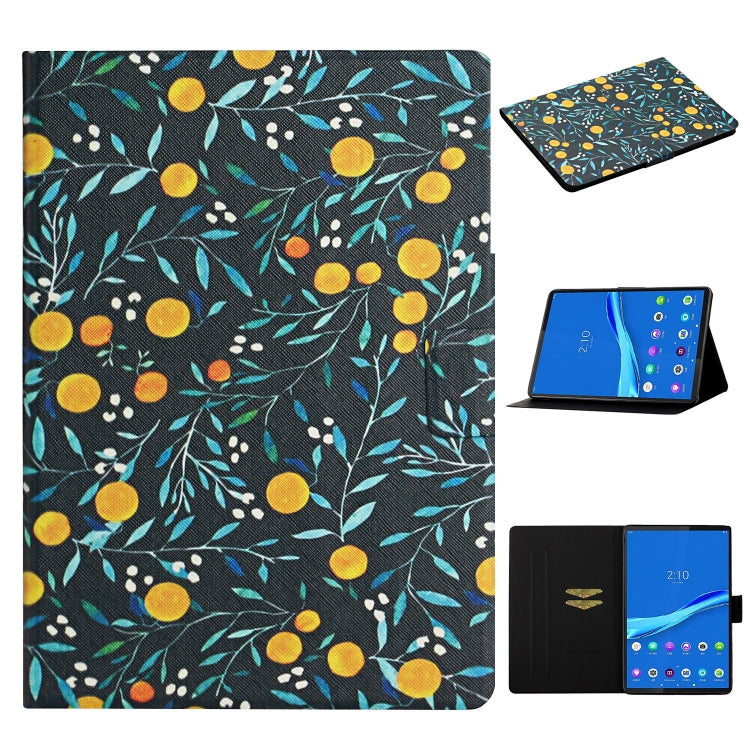 ซองหนังพลิกแนวนอนลายดอกไม้พร้อมช่องเสียบการ์ดและตัวยึด, For Huawei MediaPad M5 lite 10.1, For Huawei MediaPad T5, For Lenovo Tab M10, For Lenovo Tab M10 Plus, For Samsung Galaxy Tab A 8.0 2019, For Samsung Galaxy Tab A 10.1 (2019)                      ...
