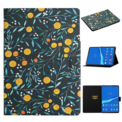 ซองหนังพลิกแนวนอนลายดอกไม้พร้อมช่องเสียบการ์ดและตัวยึด, For Huawei MediaPad M5 lite 10.1, For Huawei MediaPad T5, For Lenovo Tab M10, For Lenovo Tab M10 Plus, For Samsung Galaxy Tab A 8.0 2019, For Samsung Galaxy Tab A 10.1 (2019)                      ...