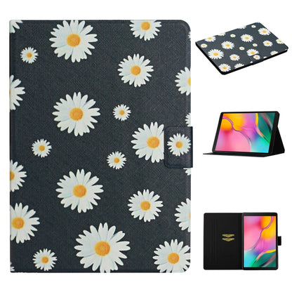 ซองหนังพลิกแนวนอนลายดอกไม้พร้อมช่องเสียบการ์ดและตัวยึด, For Huawei MediaPad M5 lite 10.1, For Huawei MediaPad T5, For Lenovo Tab M10, For Lenovo Tab M10 Plus, For Samsung Galaxy Tab A 8.0 2019, For Samsung Galaxy Tab A 10.1 (2019)                      ...