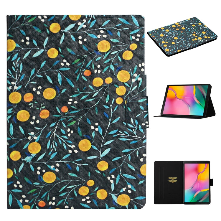 ซองหนังพลิกแนวนอนลายดอกไม้พร้อมช่องเสียบการ์ดและตัวยึด, For Huawei MediaPad M5 lite 10.1, For Huawei MediaPad T5, For Lenovo Tab M10, For Lenovo Tab M10 Plus, For Samsung Galaxy Tab A 8.0 2019, For Samsung Galaxy Tab A 10.1 (2019)                      ...
