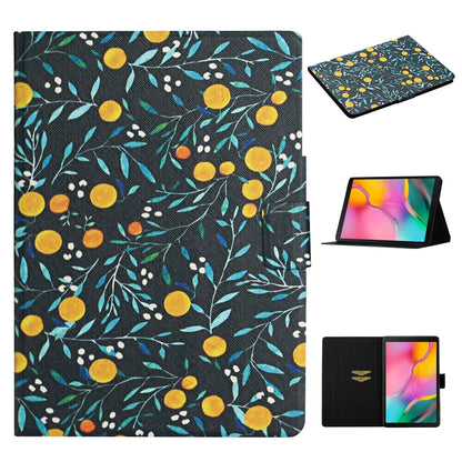 ซองหนังพลิกแนวนอนลายดอกไม้พร้อมช่องเสียบการ์ดและตัวยึด, For Huawei MediaPad M5 lite 10.1, For Huawei MediaPad T5, For Lenovo Tab M10, For Lenovo Tab M10 Plus, For Samsung Galaxy Tab A 8.0 2019, For Samsung Galaxy Tab A 10.1 (2019)                      ...