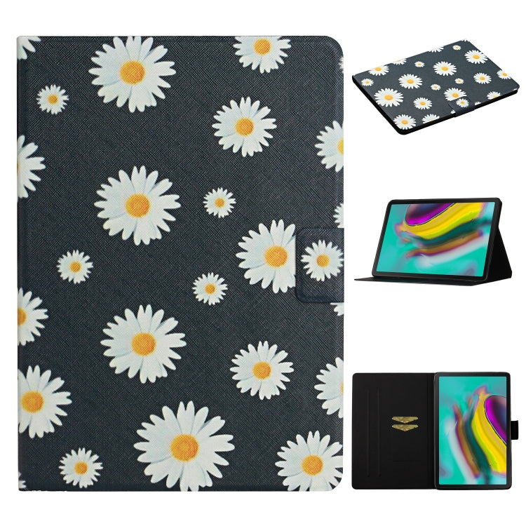 ซองหนังพลิกแนวนอนลายดอกไม้พร้อมช่องเสียบการ์ดและตัวยึด, For Samsung Galaxy Tab S6, For Amazon Kindle Fire 7 (2019), For Amazon Kindle Fire HD 8 (2020), For Amazon Kindle Fire HD 10, For iPad 5, For iPad 10.2, For iPad Pro 10.5 inch, For iPad Pro 11 2020