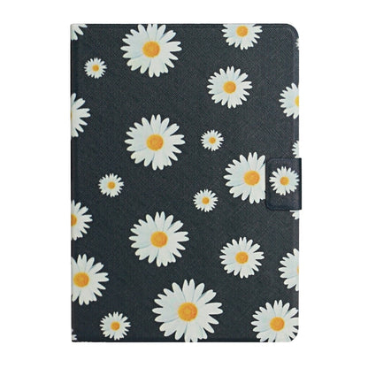 ซองหนังพลิกแนวนอนลายดอกไม้พร้อมช่องเสียบการ์ดและตัวยึด, For Samsung Galaxy Tab S6, For Amazon Kindle Fire 7 (2019), For Amazon Kindle Fire HD 8 (2020), For Amazon Kindle Fire HD 10, For iPad 5, For iPad 10.2, For iPad Pro 10.5 inch, For iPad Pro 11 2020