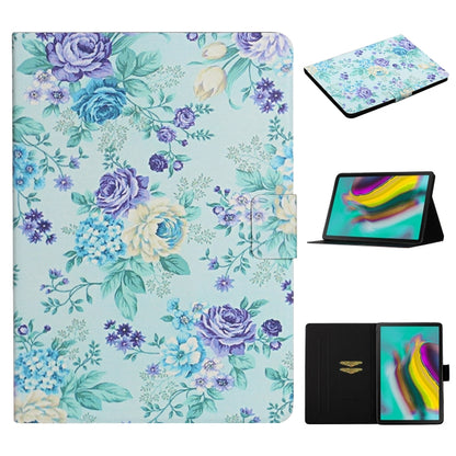 ซองหนังพลิกแนวนอนลายดอกไม้พร้อมช่องเสียบการ์ดและตัวยึด, For Samsung Galaxy Tab S6, For Amazon Kindle Fire 7 (2019), For Amazon Kindle Fire HD 8 (2020), For Amazon Kindle Fire HD 10, For iPad 5, For iPad 10.2, For iPad Pro 10.5 inch, For iPad Pro 11 2020