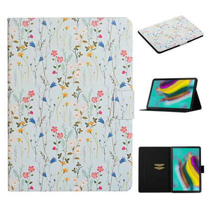 ซองหนังพลิกแนวนอนลายดอกไม้พร้อมช่องเสียบการ์ดและตัวยึด, For Samsung Galaxy Tab S6, For Amazon Kindle Fire 7 (2019), For Amazon Kindle Fire HD 8 (2020), For Amazon Kindle Fire HD 10, For iPad 5, For iPad 10.2, For iPad Pro 10.5 inch, For iPad Pro 11 2020
