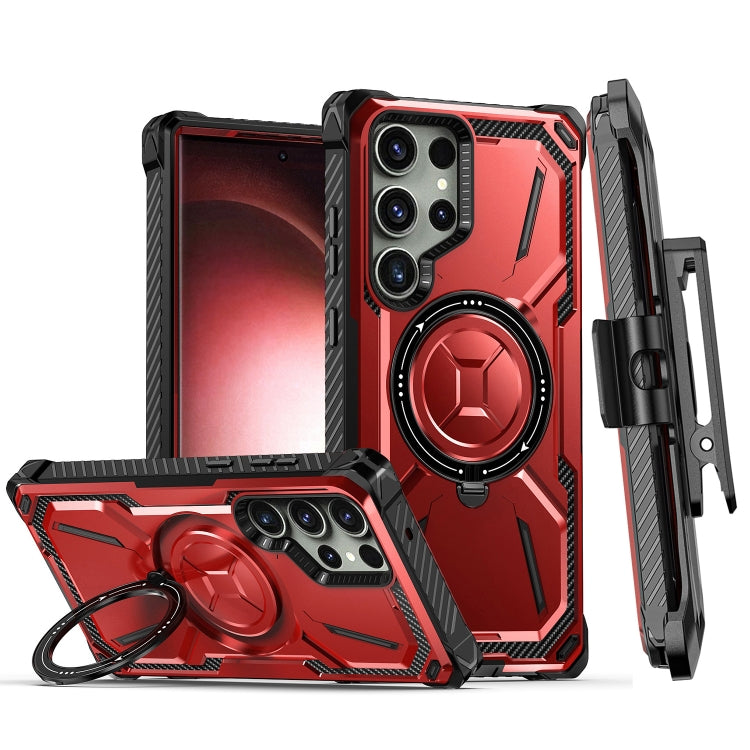 Armor Series MagSafe Magnetic Holder เคสโทรศัพท์พร้อมคลิปหนีบด้านหลัง, For Samsung Galaxy S23 Ultra 5G, For Samsung Galaxy S23 5G, For Samsung Galaxy S22 Ultra 5G, For Samsung Galaxy S22 5G, For Samsung Galaxy S22+ 5G, For Samsung Galaxy S21 Ultra 5G  ...