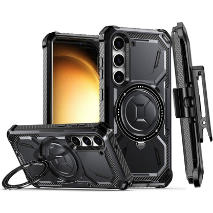 Armor Series MagSafe Magnetic Holder เคสโทรศัพท์พร้อมคลิปหนีบด้านหลัง, For Samsung Galaxy S23 Ultra 5G, For Samsung Galaxy S23 5G, For Samsung Galaxy S22 Ultra 5G, For Samsung Galaxy S22 5G, For Samsung Galaxy S22+ 5G, For Samsung Galaxy S21 Ultra 5G  ...