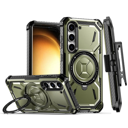 Armor Series MagSafe Magnetic Holder เคสโทรศัพท์พร้อมคลิปหนีบด้านหลัง, For Samsung Galaxy S23 Ultra 5G, For Samsung Galaxy S23 5G, For Samsung Galaxy S22 Ultra 5G, For Samsung Galaxy S22 5G, For Samsung Galaxy S22+ 5G, For Samsung Galaxy S21 Ultra 5G  ...