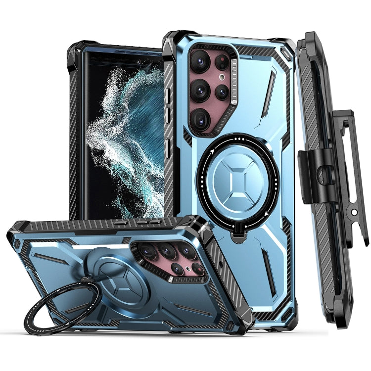 Armor Series MagSafe Magnetic Holder เคสโทรศัพท์พร้อมคลิปหนีบด้านหลัง, For Samsung Galaxy S23 Ultra 5G, For Samsung Galaxy S23 5G, For Samsung Galaxy S22 Ultra 5G, For Samsung Galaxy S22 5G, For Samsung Galaxy S22+ 5G, For Samsung Galaxy S21 Ultra 5G  ...