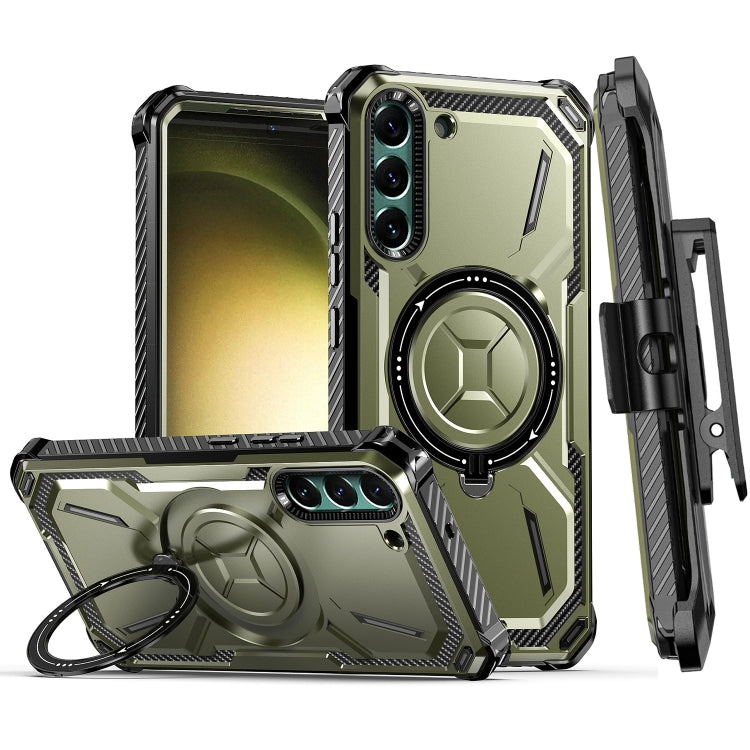 Armor Series MagSafe Magnetic Holder เคสโทรศัพท์พร้อมคลิปหนีบด้านหลัง, For Samsung Galaxy S23 Ultra 5G, For Samsung Galaxy S23 5G, For Samsung Galaxy S22 Ultra 5G, For Samsung Galaxy S22 5G, For Samsung Galaxy S22+ 5G, For Samsung Galaxy S21 Ultra 5G  ...