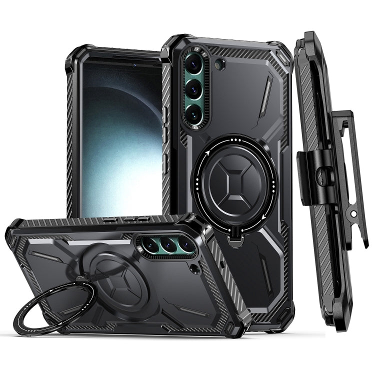 Armor Series MagSafe Magnetic Holder เคสโทรศัพท์พร้อมคลิปหนีบด้านหลัง, For Samsung Galaxy S23 Ultra 5G, For Samsung Galaxy S23 5G, For Samsung Galaxy S22 Ultra 5G, For Samsung Galaxy S22 5G, For Samsung Galaxy S22+ 5G, For Samsung Galaxy S21 Ultra 5G  ...