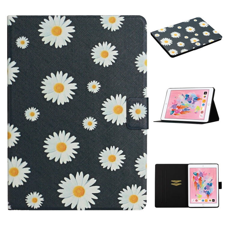 ซองหนังพลิกแนวนอนลายดอกไม้พร้อมช่องเสียบการ์ดและตัวยึด, For Samsung Galaxy Tab S6, For Amazon Kindle Fire 7 (2019), For Amazon Kindle Fire HD 8 (2020), For Amazon Kindle Fire HD 10, For iPad 5, For iPad 10.2, For iPad Pro 10.5 inch, For iPad Pro 11 2020
