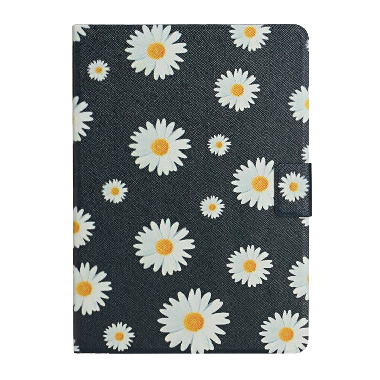 ซองหนังพลิกแนวนอนลายดอกไม้พร้อมช่องเสียบการ์ดและตัวยึด, For iPad Mini 2019, For iPad Mini 4 & 3 & 2 & 1