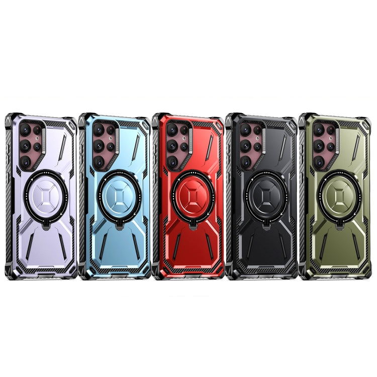 Armor Series MagSafe Magnetic Holder เคสโทรศัพท์พร้อมคลิปหนีบด้านหลัง, For Samsung Galaxy S23 Ultra 5G, For Samsung Galaxy S23 5G, For Samsung Galaxy S22 Ultra 5G, For Samsung Galaxy S22 5G, For Samsung Galaxy S22+ 5G, For Samsung Galaxy S21 Ultra 5G  ...