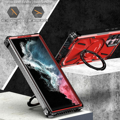 Armor Series MagSafe Magnetic Holder เคสโทรศัพท์พร้อมคลิปหนีบด้านหลัง, For Samsung Galaxy S23 Ultra 5G, For Samsung Galaxy S23 5G, For Samsung Galaxy S22 Ultra 5G, For Samsung Galaxy S22 5G, For Samsung Galaxy S22+ 5G, For Samsung Galaxy S21 Ultra 5G  ...