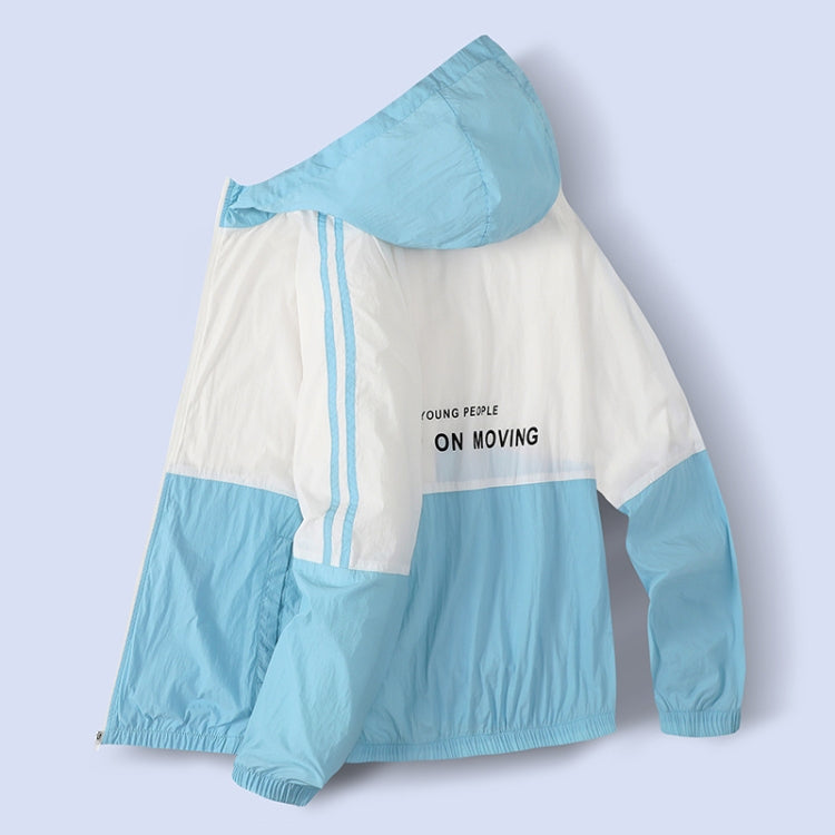 ฤดูร้อนชายและหญิงบางลำลอง Hoodie เสื้อผ้าป้องกันแสงแดด, S, M, L, XL