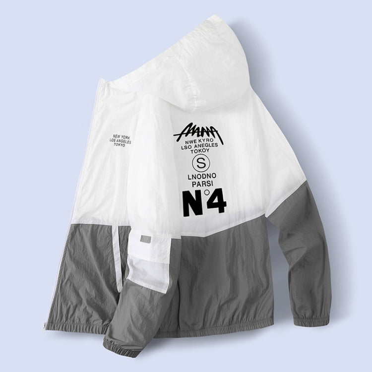 ฤดูร้อนชายและหญิงบางลำลอง Hoodie เสื้อผ้าป้องกันแสงแดด, S, M, L, XL