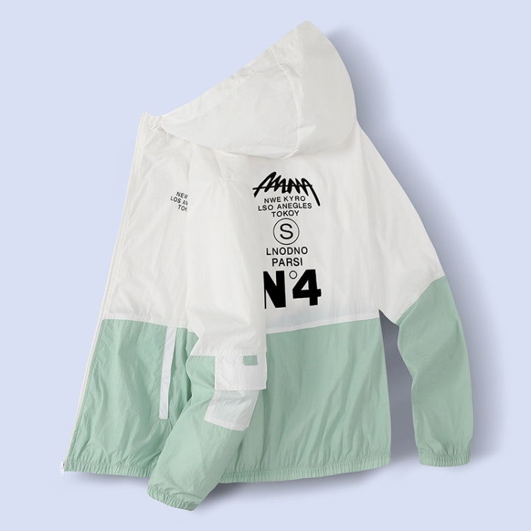 ฤดูร้อนชายและหญิงบางลำลอง Hoodie เสื้อผ้าป้องกันแสงแดด, S, M, L, XL