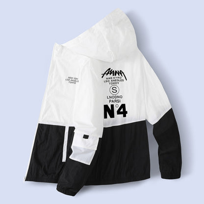 ฤดูร้อนชายและหญิงบางลำลอง Hoodie เสื้อผ้าป้องกันแสงแดด, XXL, XXXL, XXXXL