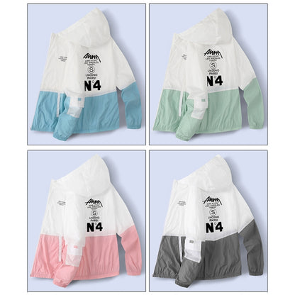 ฤดูร้อนชายและหญิงบางลำลอง Hoodie เสื้อผ้าป้องกันแสงแดด, XXL, XXXL, XXXXL