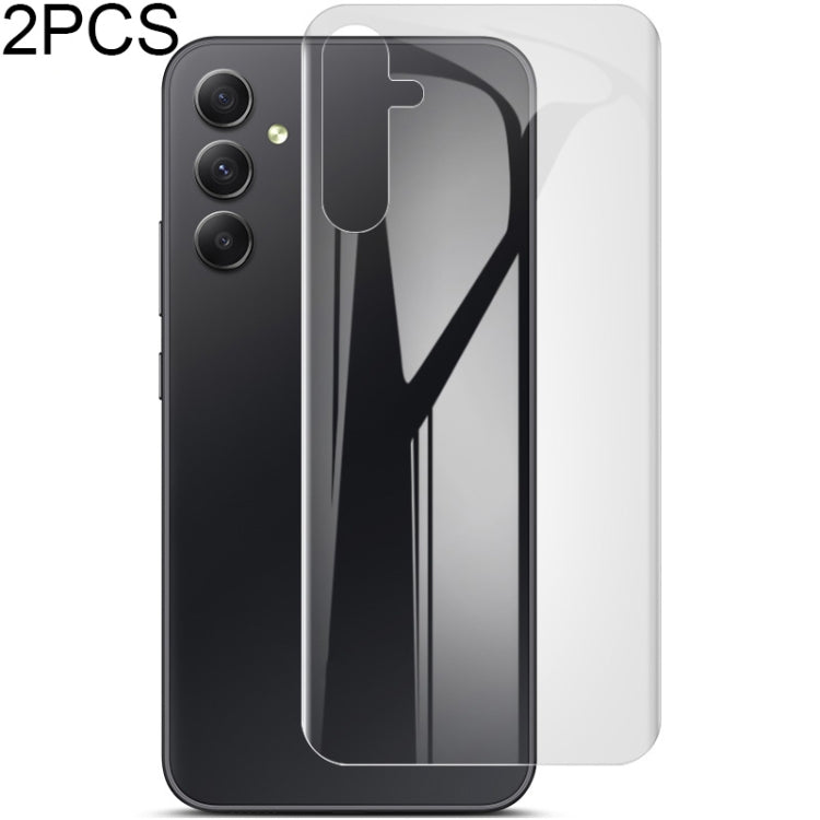 2 ชิ้น imak Curved Hydrogel Film Pnone Back Protector, For Samsung Galaxy A34 5G, For Samsung Galaxy S23 FE, For Samsung Galaxy A54 5G