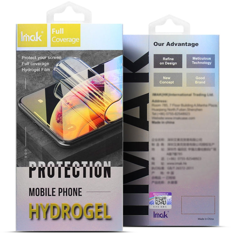 2 ชิ้น imak Curved Hydrogel Film Pnone Back Protector, For Samsung Galaxy A34 5G, For Samsung Galaxy S23 FE, For Samsung Galaxy A54 5G