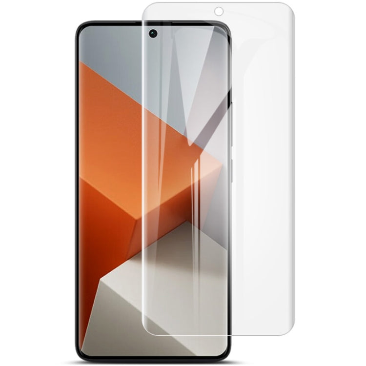 2 ชิ้น imak ฟิล์มกันรอยไฮโดรเจลแบบเต็มหน้าจอแบบโค้ง, For Xiaomi 13 Ultra 5G, For Xiaomi Redmi K60 Ultra 5G, For Xiaomi 14 Pro 5G, For Xiaomi 14 5G, For Xiaomi Redmi Note 13 Pro+, For Xiaomi 13T / 13T Pro 5G