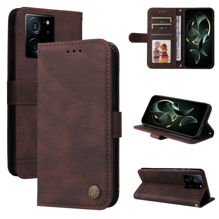 เคสโทรศัพท์หนังปุ่มโลหะ Skin Feel Life Tree, For Xiaomi Redmi 13C 4G, For Xiaomi Redmi Note13 Pro+ 5G Global, For Xiaomi Redmi Note13 Pro 5G Global, For Xiaomi 13T / Redmi K60 Ultra, For Xiaomi Redmi K70 / K70 Pro, For Xiaomi Redmi Poco F5             ...