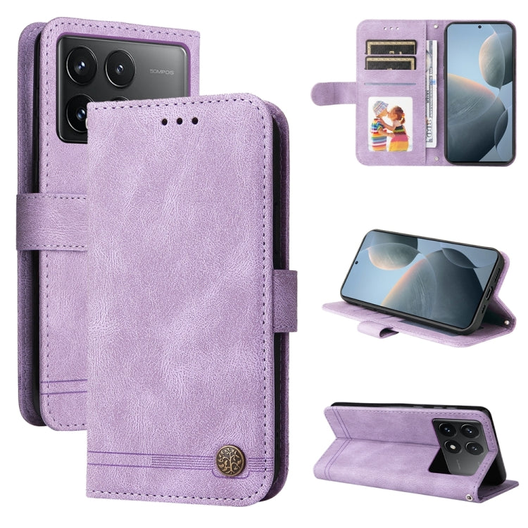 เคสโทรศัพท์หนังปุ่มโลหะ Skin Feel Life Tree, For Xiaomi Redmi 13C 4G, For Xiaomi Redmi Note13 Pro+ 5G Global, For Xiaomi Redmi Note13 Pro 5G Global, For Xiaomi 13T / Redmi K60 Ultra, For Xiaomi Redmi K70 / K70 Pro, For Xiaomi Redmi Poco F5             ...